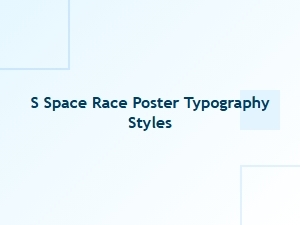Typography of the Atomic Space Race Era